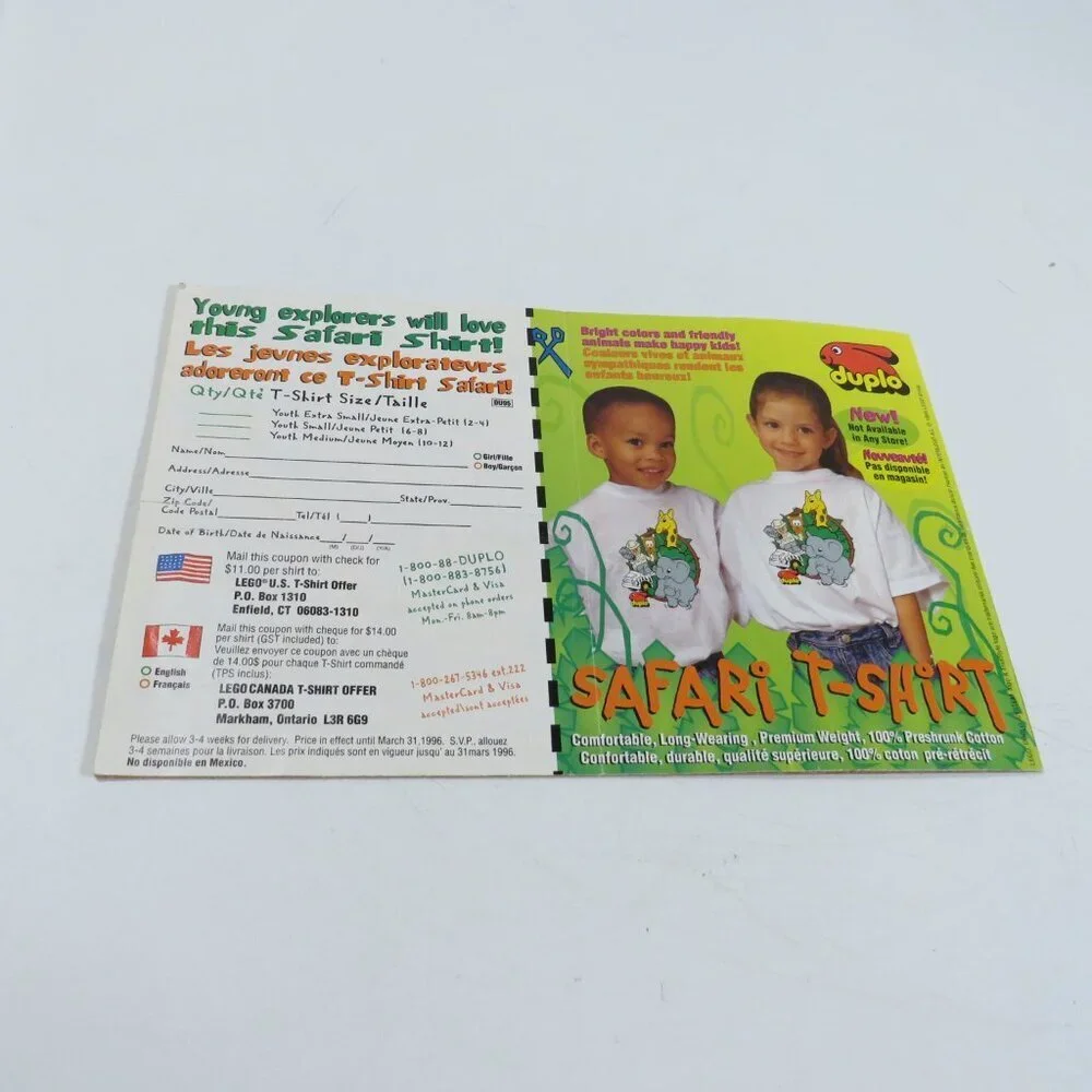 LEGO duplo CATALOG 1995